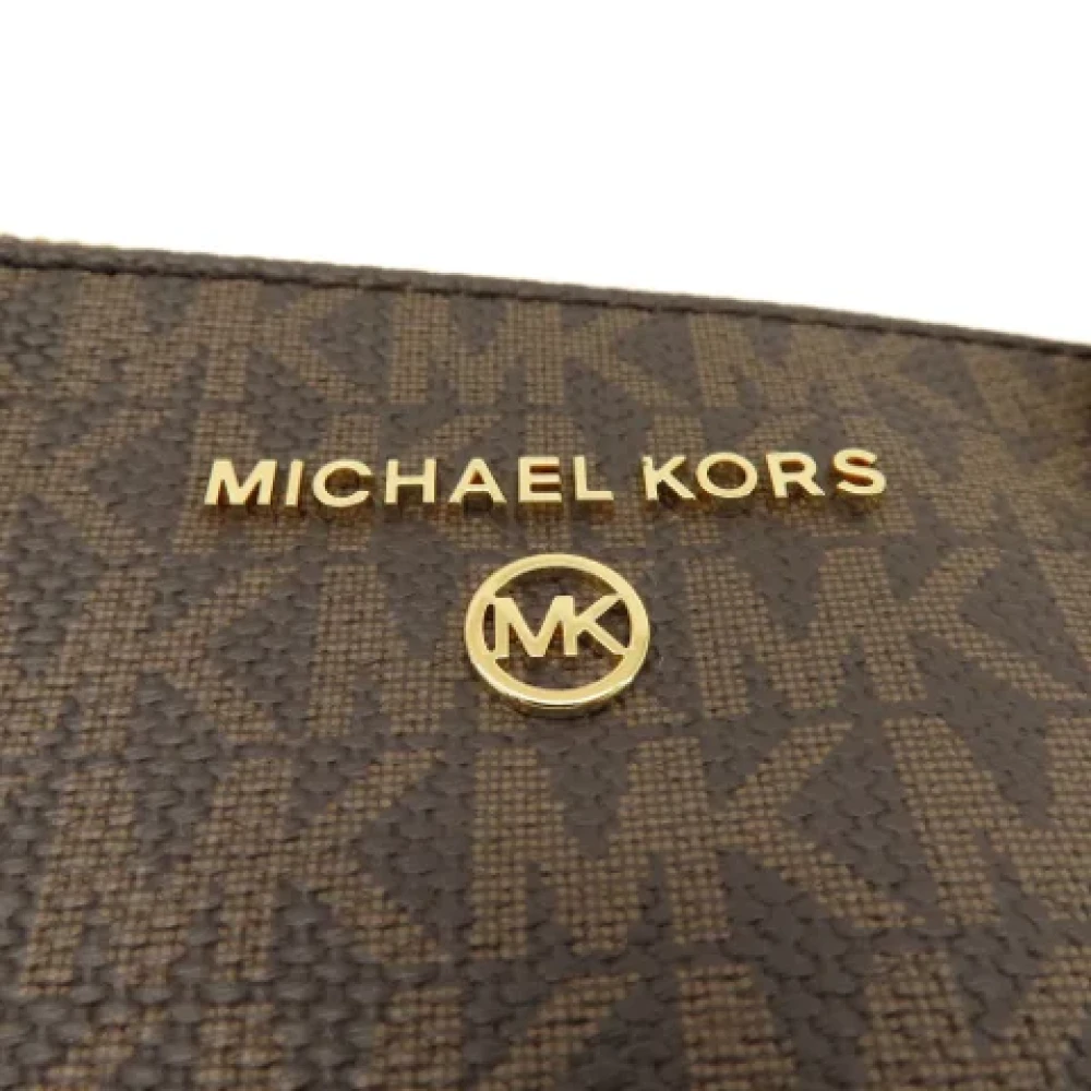 Michael Kors Pre-owned Plastic handbags Brown Dames