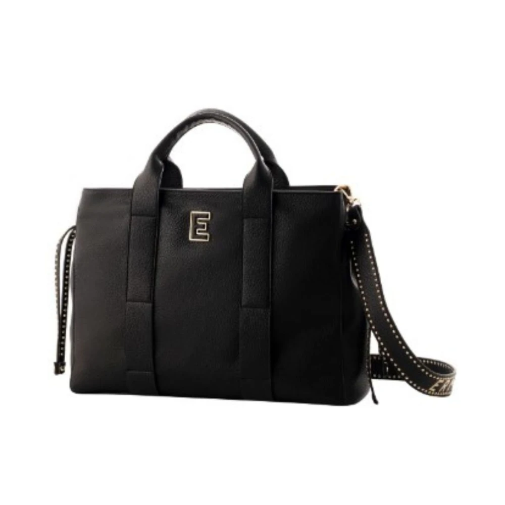 Ermanno Scervino Grote Tote Tas Shanti Stijl Black Dames