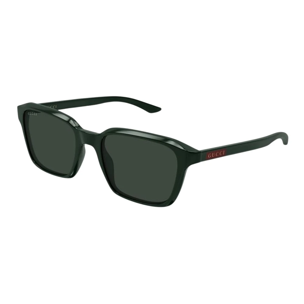 Gucci Men's Green Sunglasses, 52 Mm, Square Frame Sunglasses