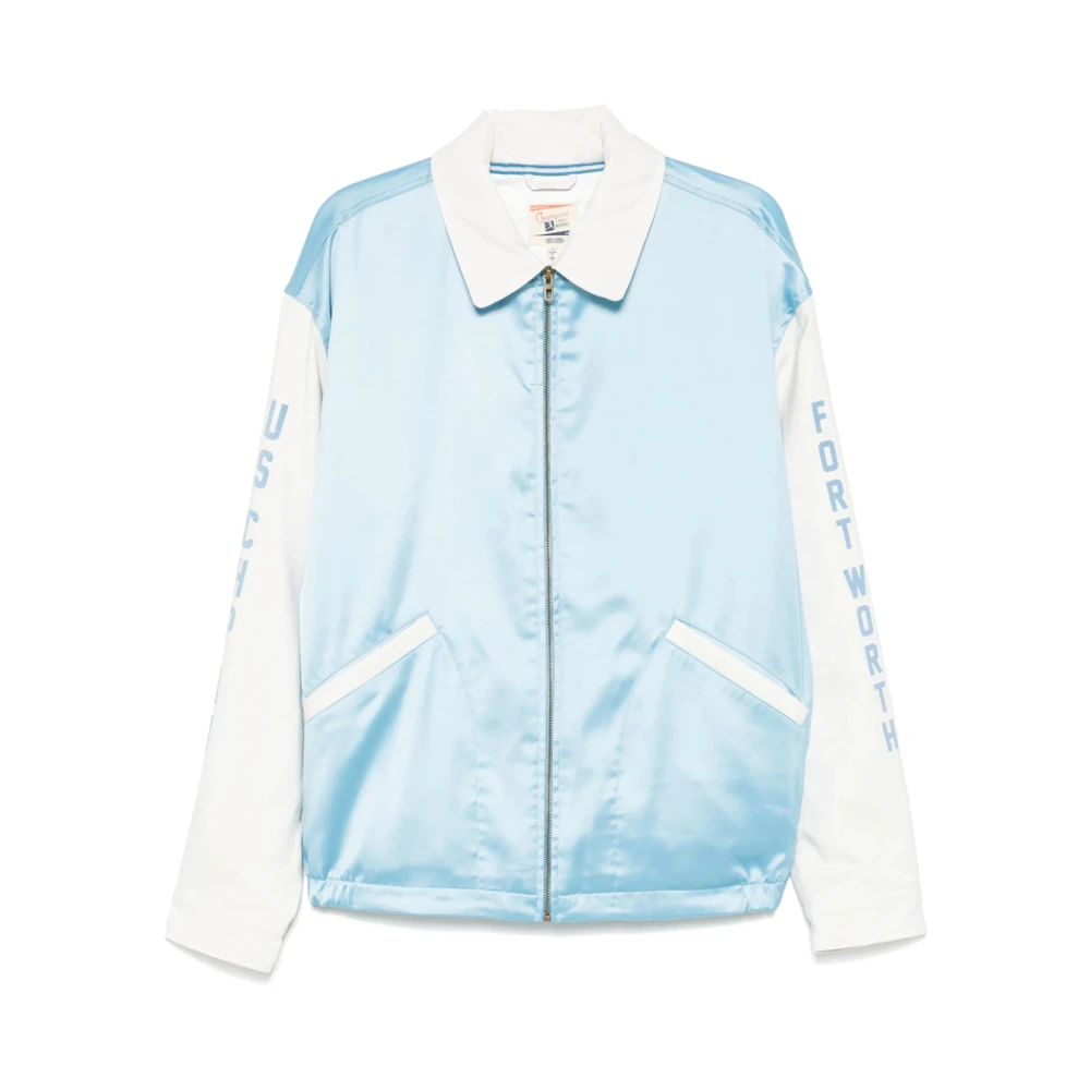 Champion Hemelsblauwe Rits Voorkant Buitenkleding Blue Heren