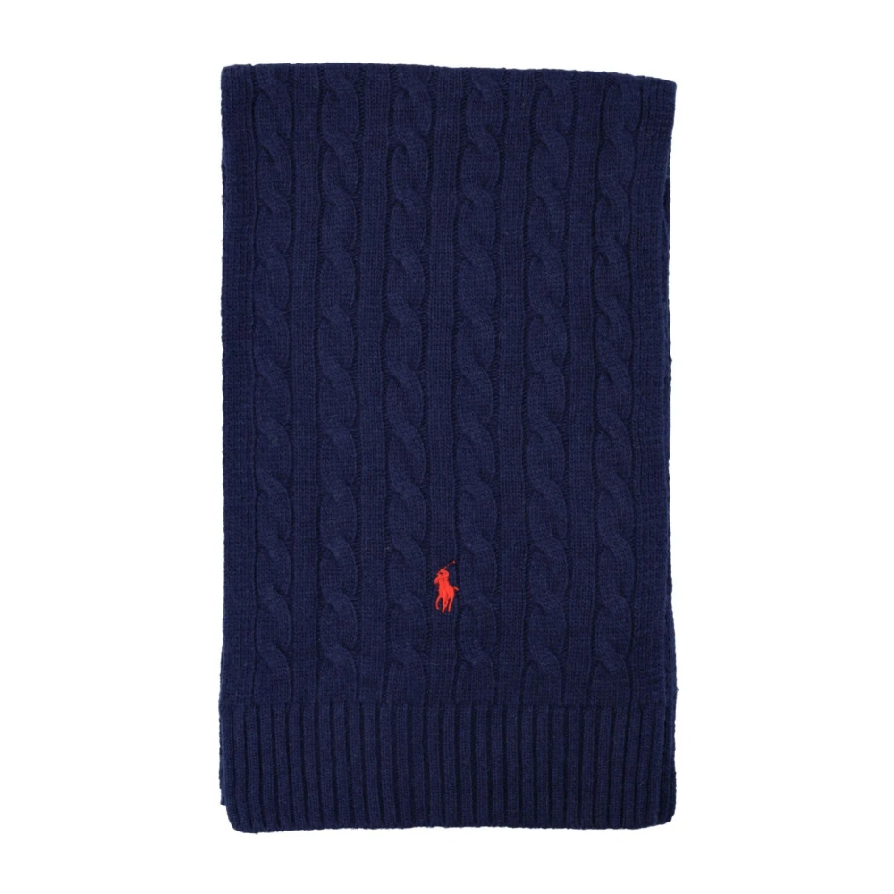 Polo Ralph Lauren Klassieke Wollen Sjaal Blue Heren