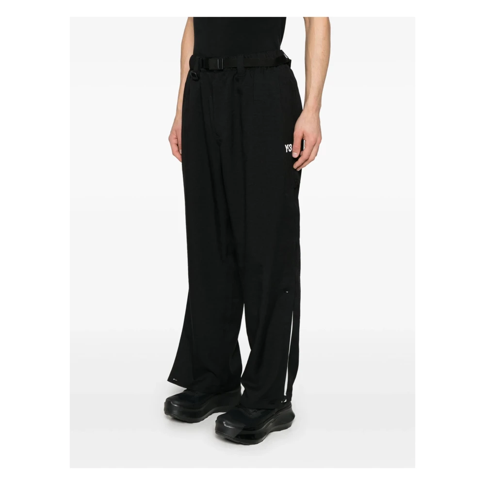 Y-3 Sportieve 3-Streep Broek Heren Black Dames