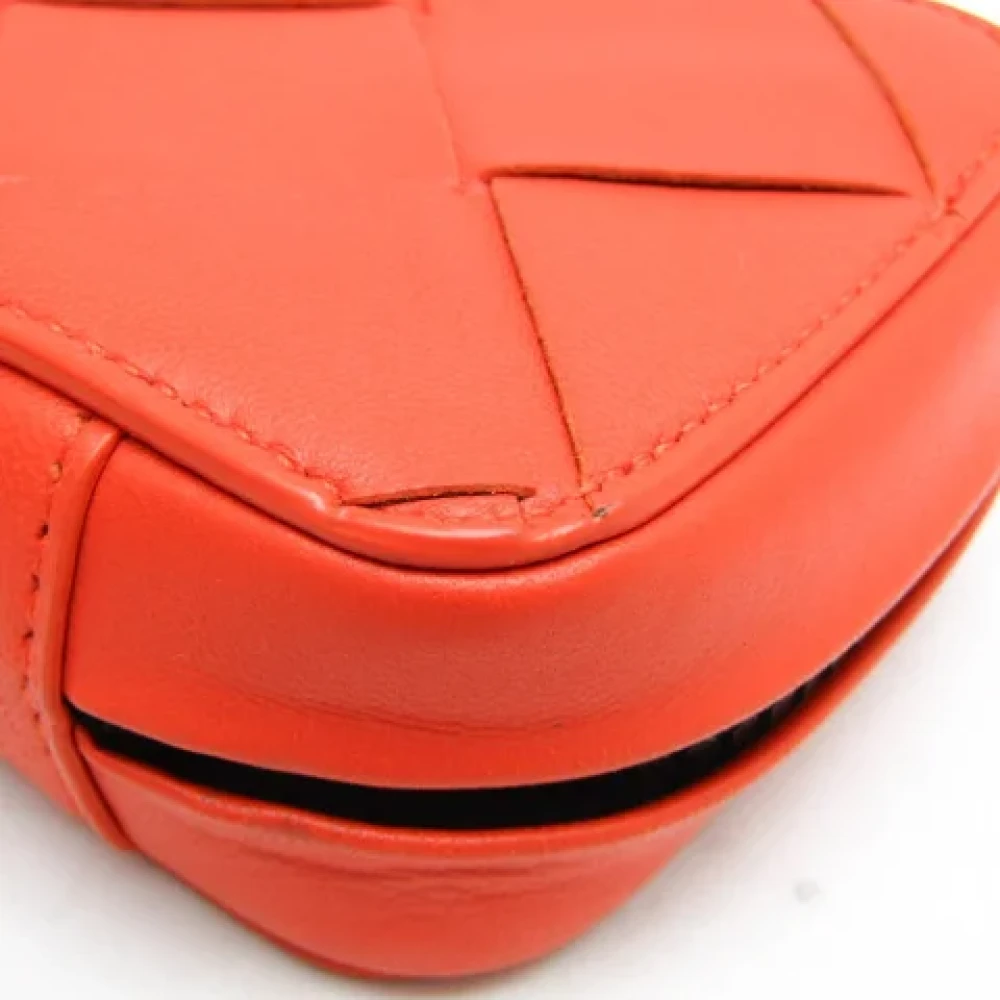 Bottega Veneta Vintage Pre-owned Fabric pouches Orange Dames