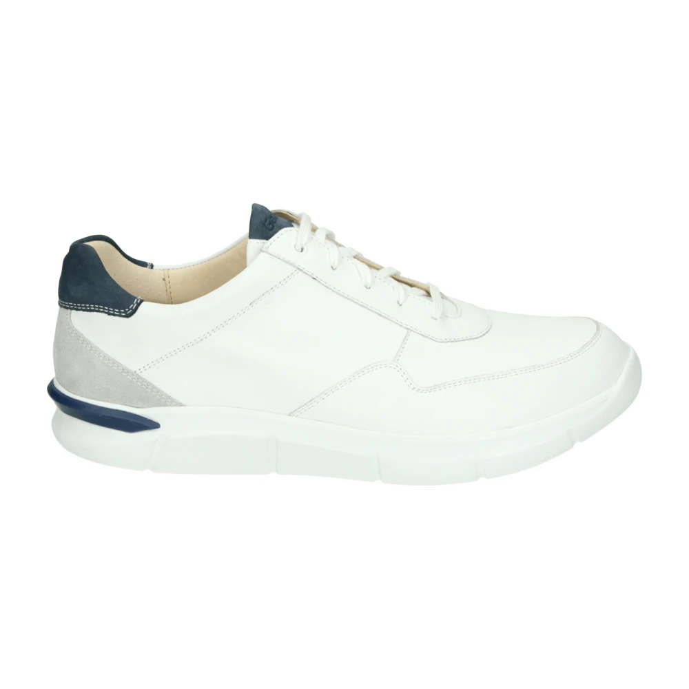 Ganter Casual witte leren sneakers Heren Schoenen