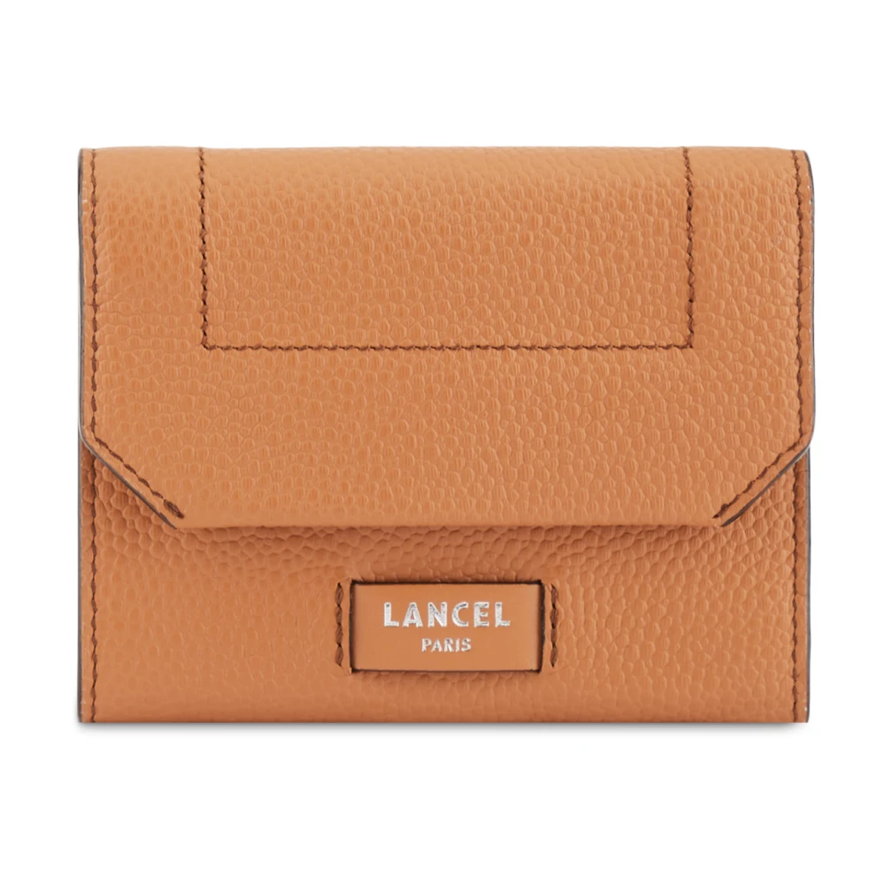 Lancel Compacte Portemonnee Ninon Bruin Leer Brown Unisex