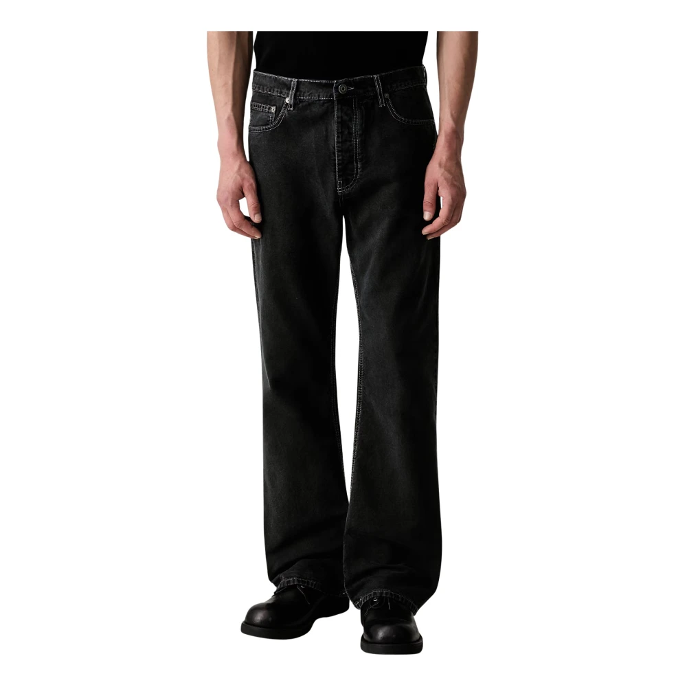 Off White Uomo Nero Jeans, Xl, New,