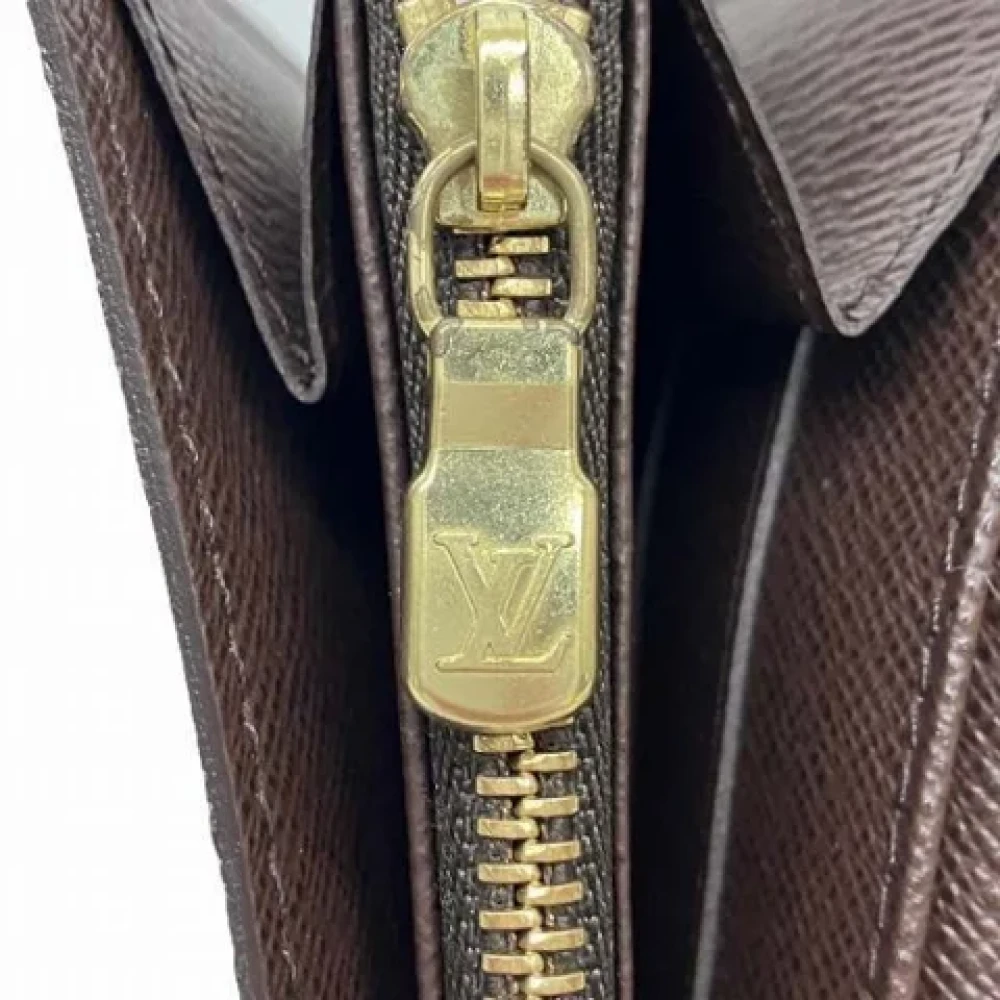 Louis Vuitton Vintage Pre-owned Canvas wallets Brown Dames