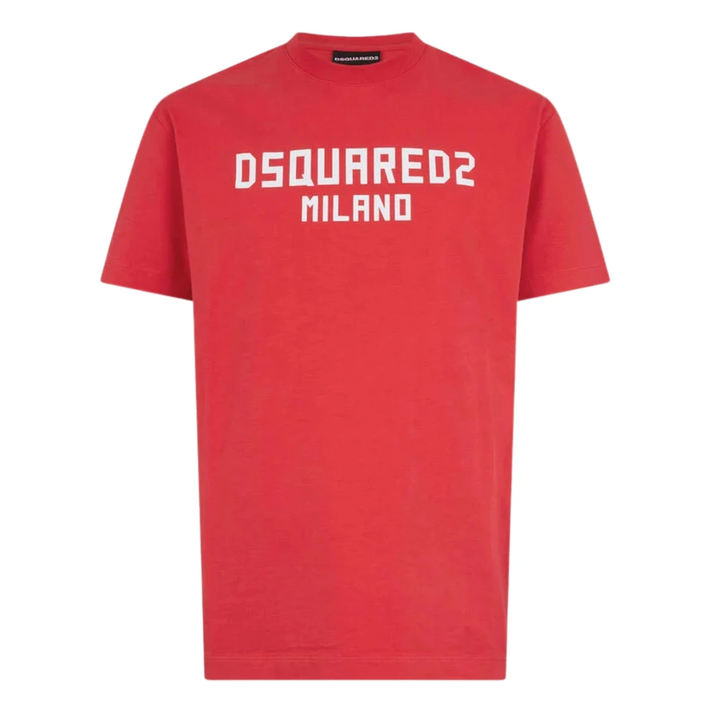 Dsquared2 Men's Red T-Shirts, M, T-Shirts And Polos