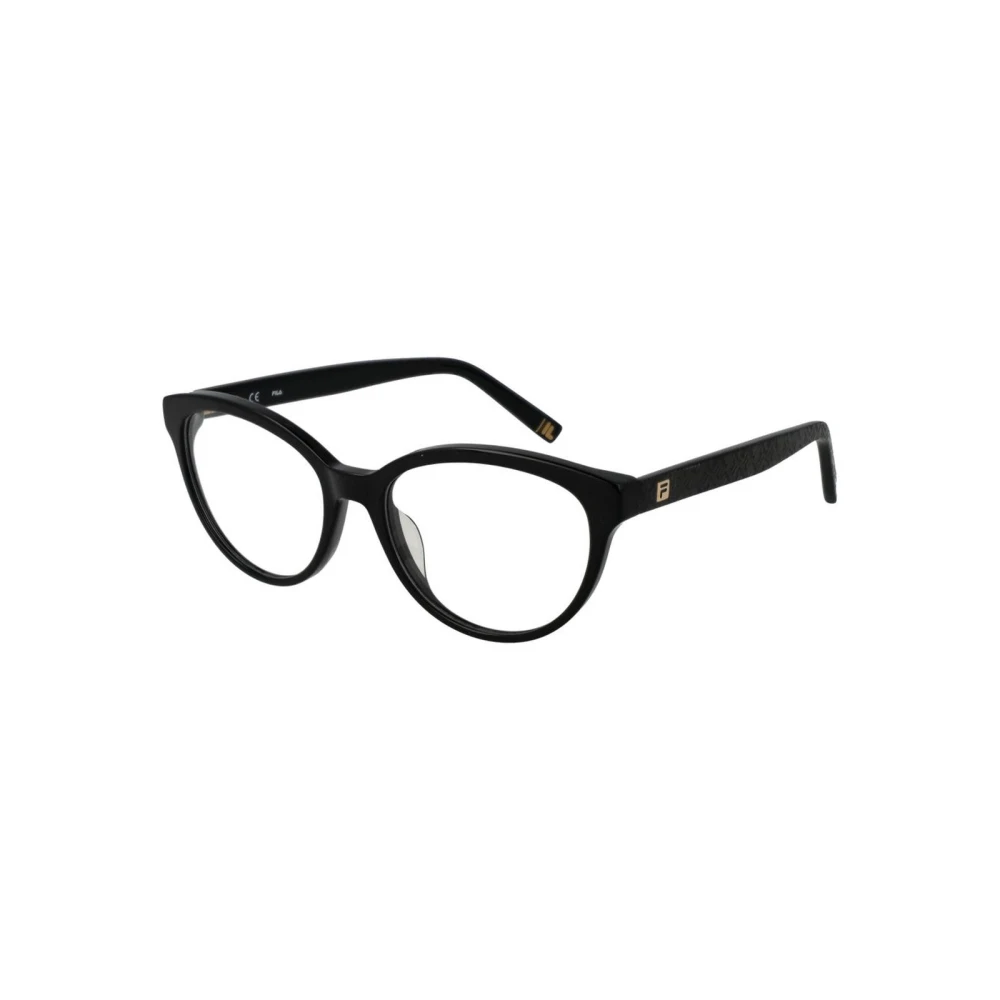 Fila Women's Black Elegant Cat-Eye Optical Frames - Glasses - One Size - Accessories