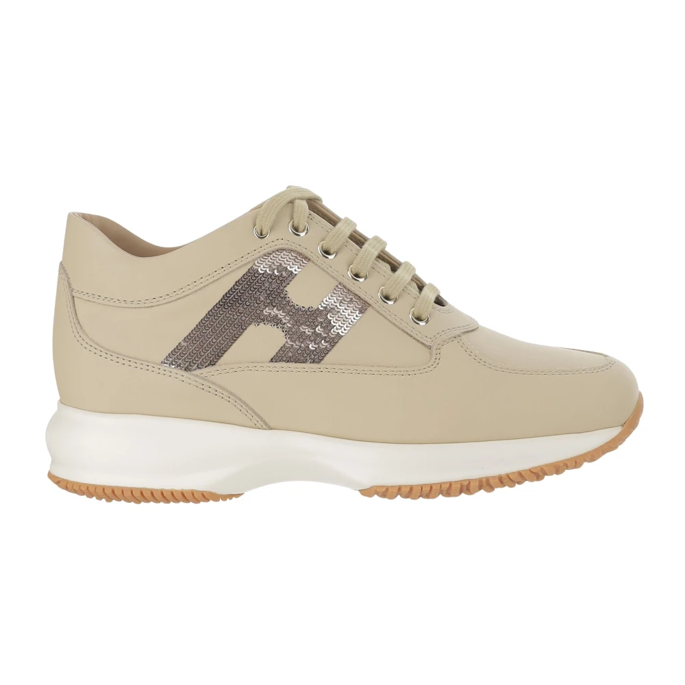 Hogan Stijlvolle Sneakers voor Mannen Dames Schoenen Beige