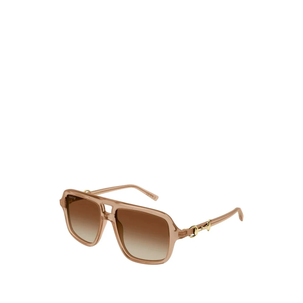 Gucci Women's Pink Navigator Frame Sunglasses - Sunglasses - 55 Mm - Accessories