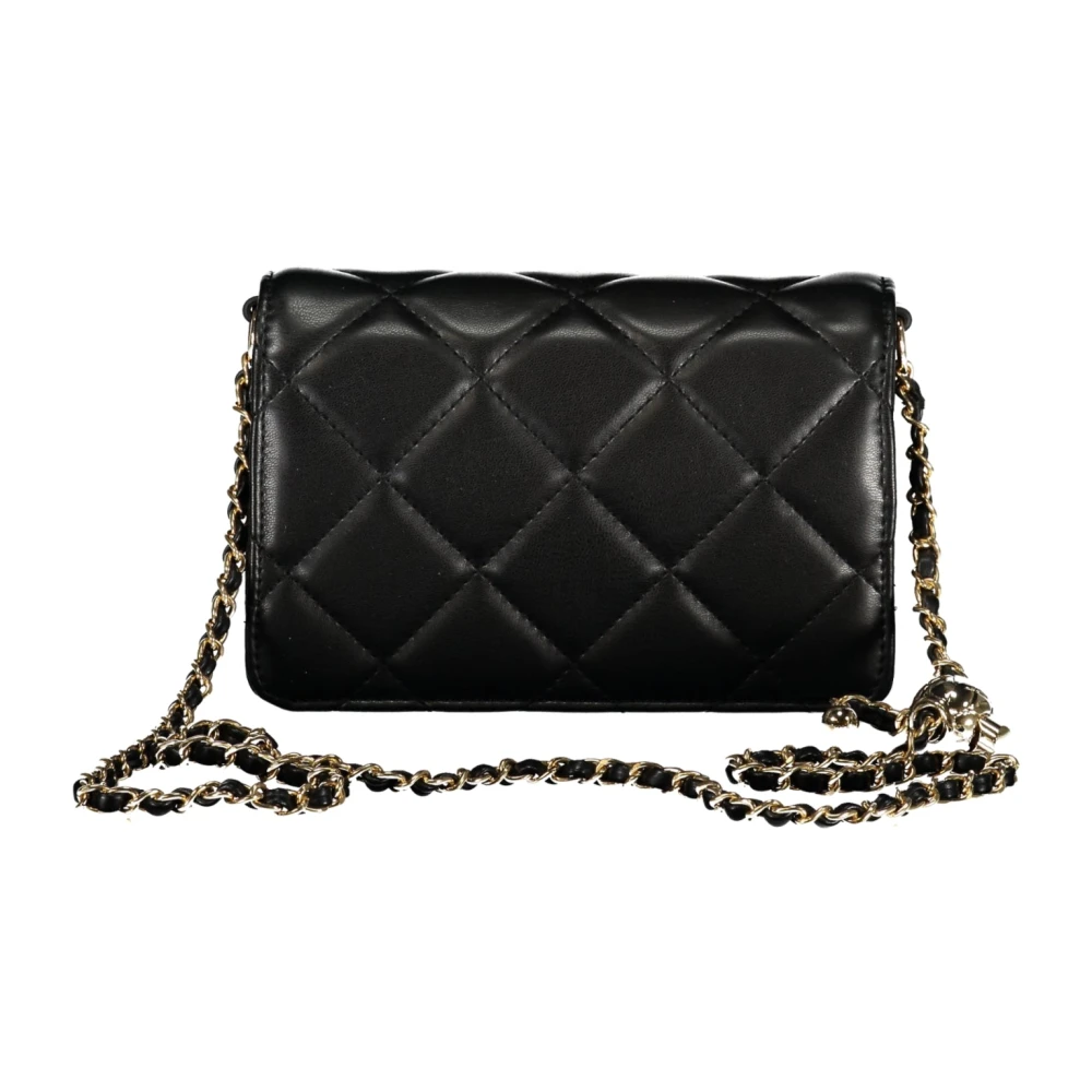 Valentino by Mario Valentino Zwarte Crossbody Tas met Verstelbare Ketting Black Dames