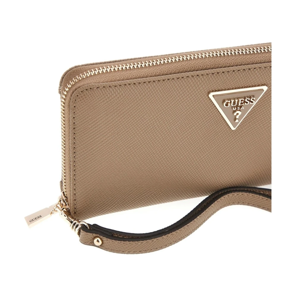Guess Donker Taupe Laurel Portemonnee voor Vrouwen Beige Dames