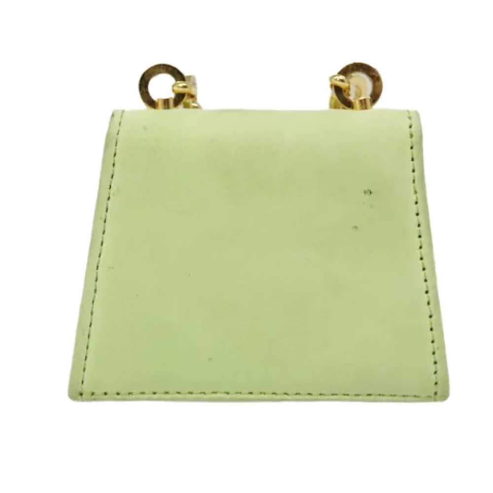 Salvatore Ferragamo Pre-owned Suede shoulder-bags Green Dames