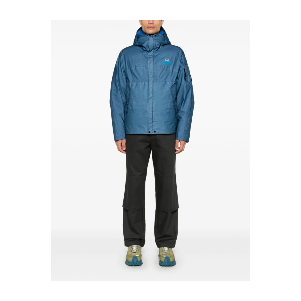 C.P. Company Omkeerbare G-Type Vest met capuchon Blue Heren