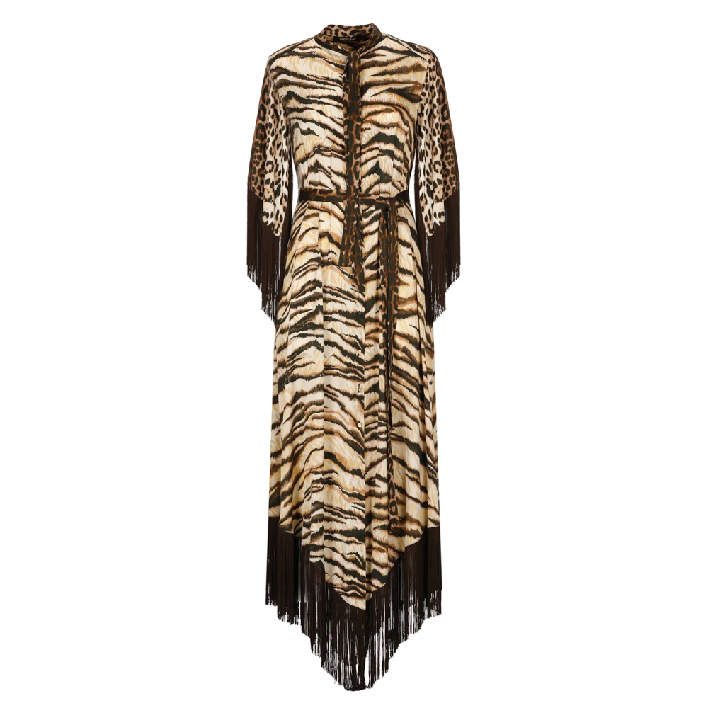 Roberto Cavalli Jurk Multicolour Multicolor Dames