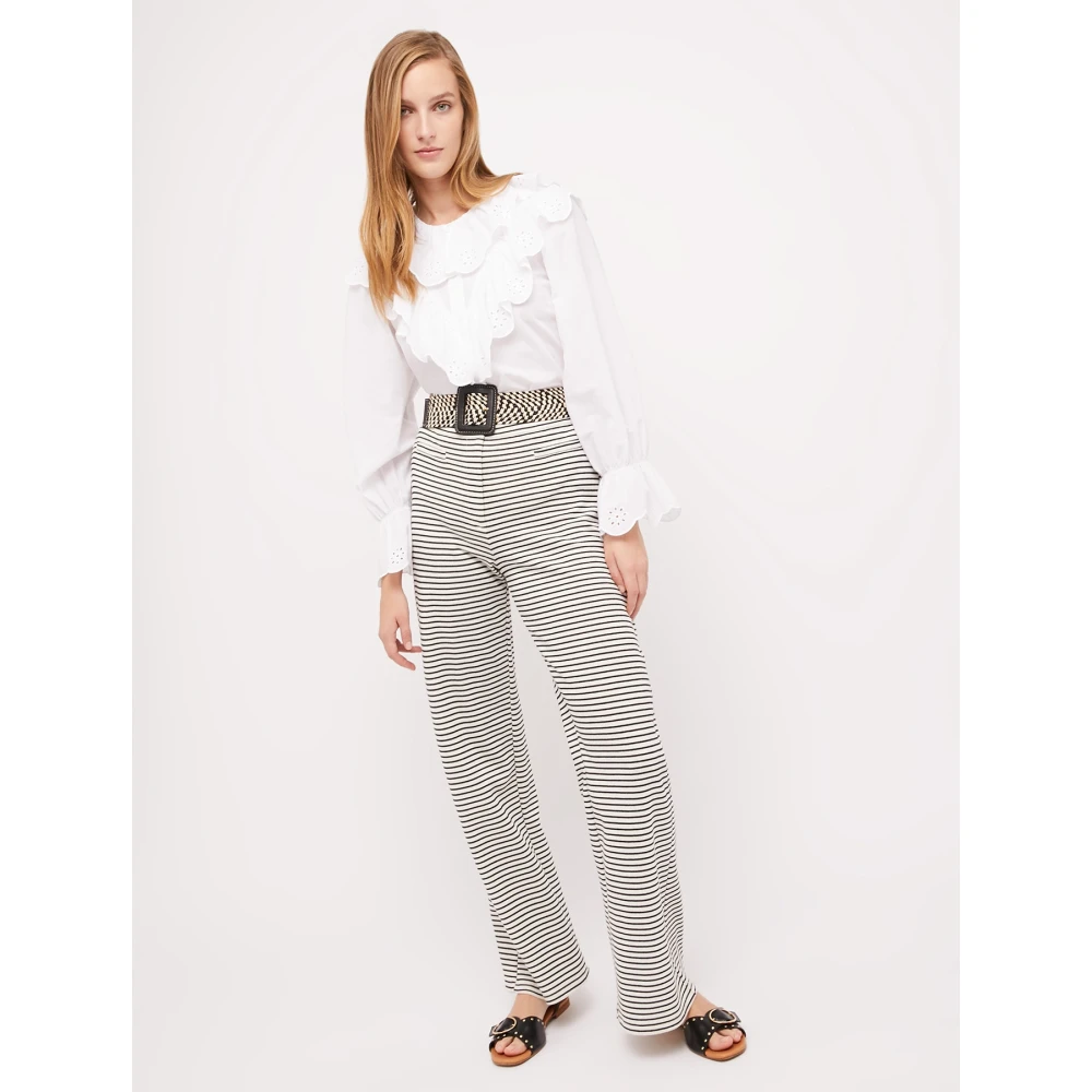 Pennyblack Jersey Pique Broek Pausa White Dames