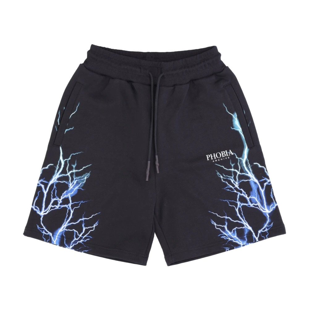 Phobia Archive Herren Schwarz Shorts, K, Lgröße: