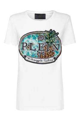 T-Shirt Rund Hals Pineapple Skies