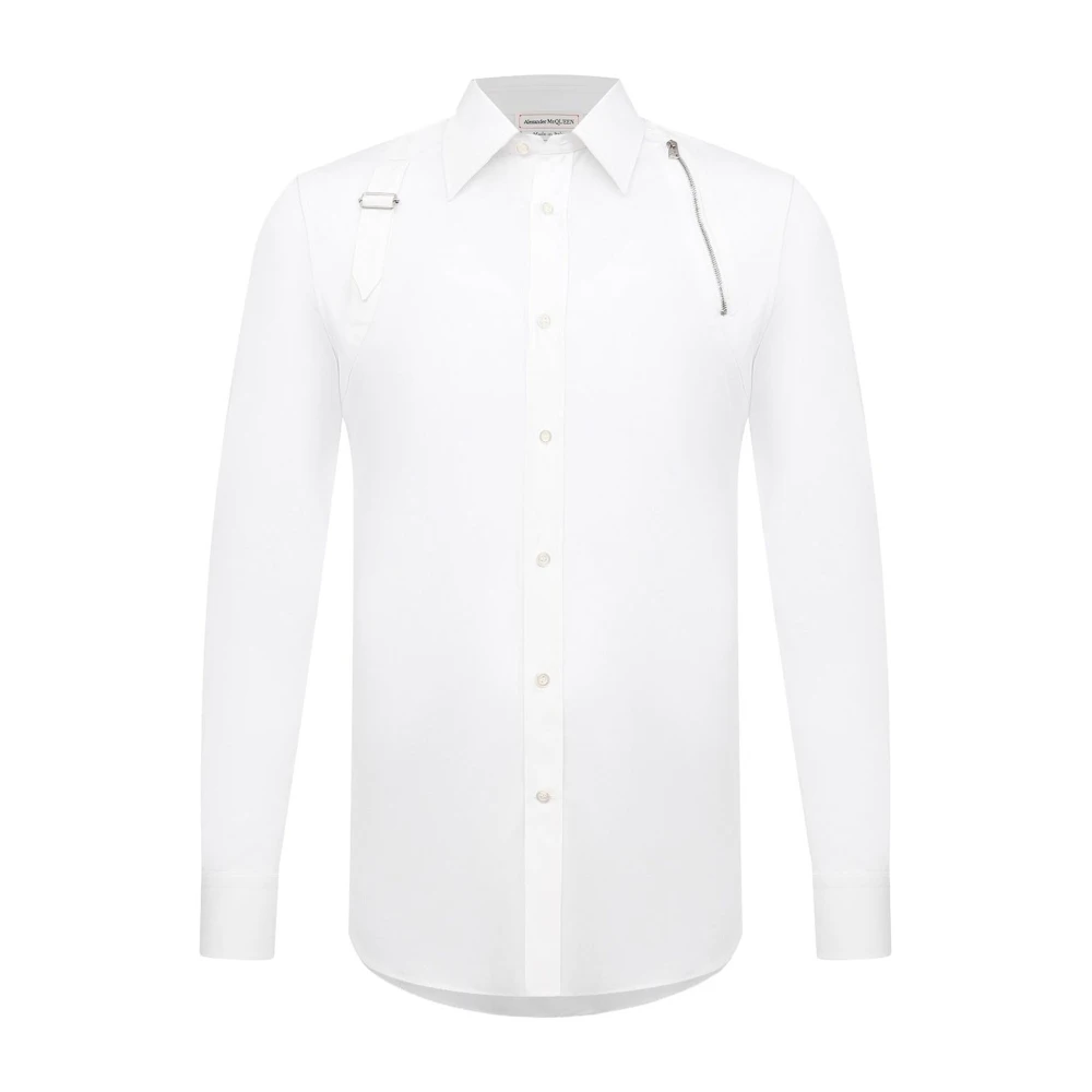 Alexander mcqueen Witte Katoenen Overhemd Lange Mouw White Heren