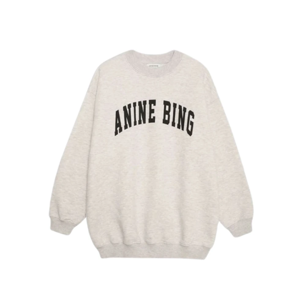 Anine Bing Comfortabele Sweatshirt voor Stijlvolle Look White Dames