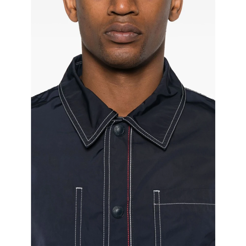 Thom Browne Blauwe Winterjas Blue Heren