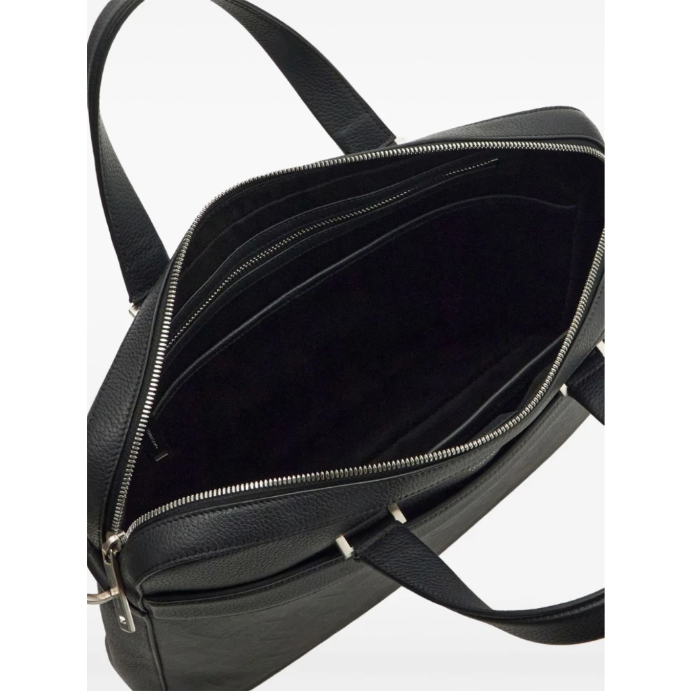 Salvatore Ferragamo Monogram Business Tas Zwart Black Heren