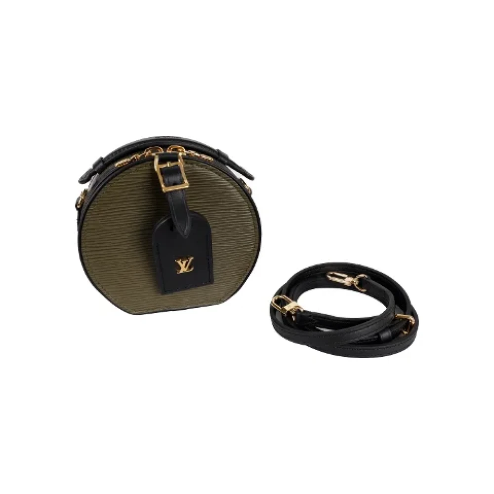 Louis Vuitton Vintage Pre-owned Leather louis-vuitton-bags Green Dames