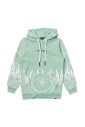 sweat-a-capuche-imprime-bandana-vert