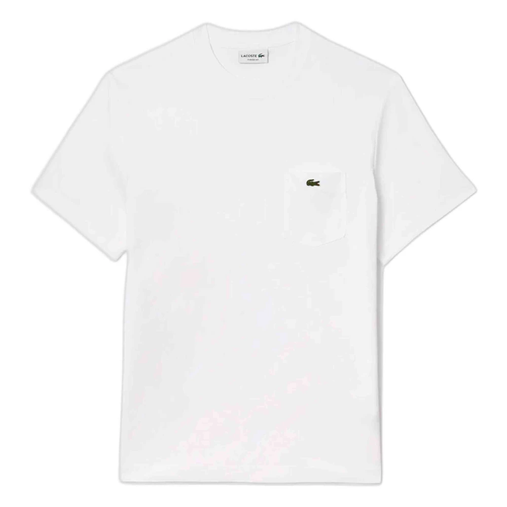 Lacoste Uomo Bianco Top, L, New,