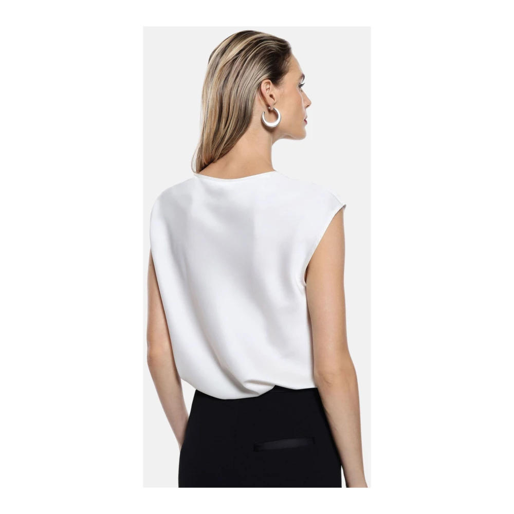 Imperial Mouwloze Top White Dames
