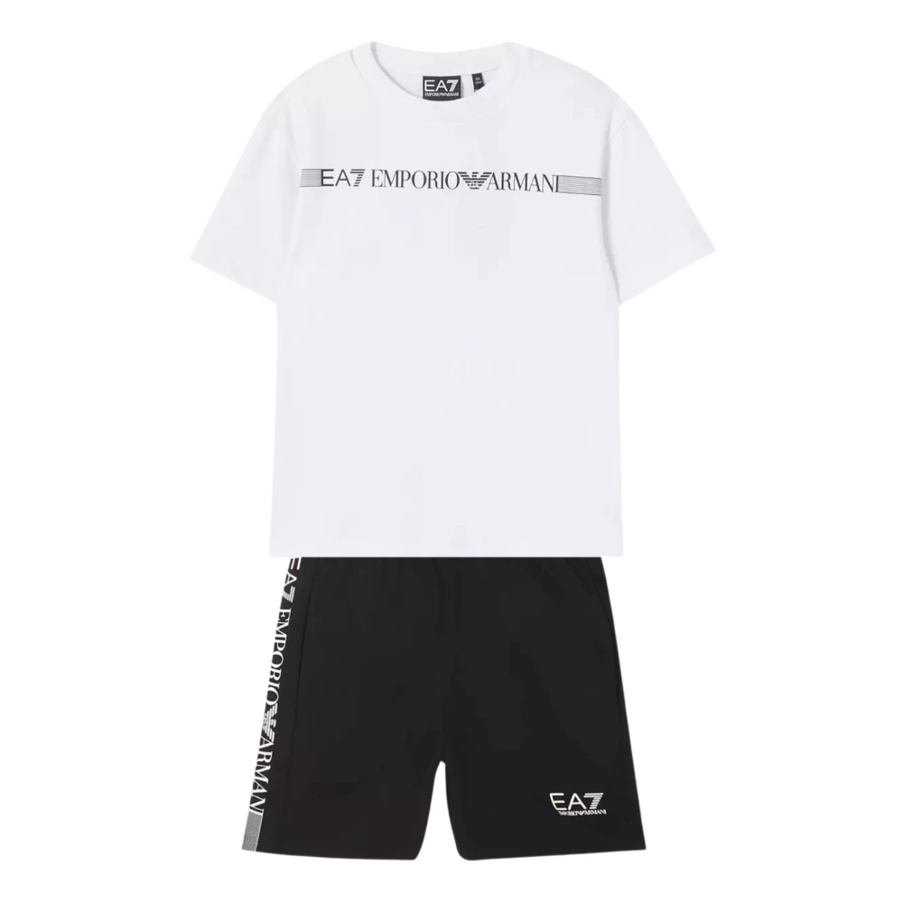 Emporio Armani Ea7 Boys Multicolor Kids Sets, 8 Y, Jersey Tracksuit