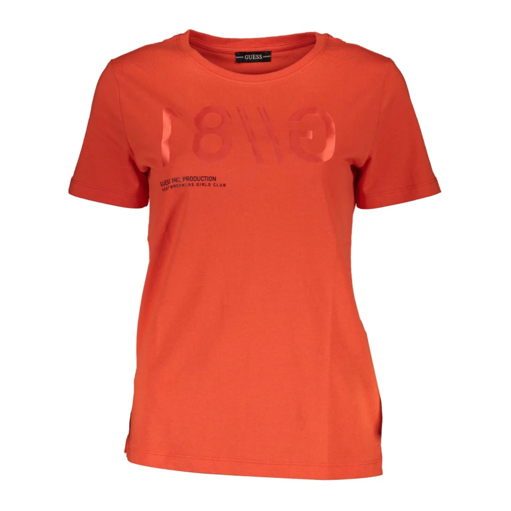 Guess - Tops > T-Shirts - Red - Guess - Modalova