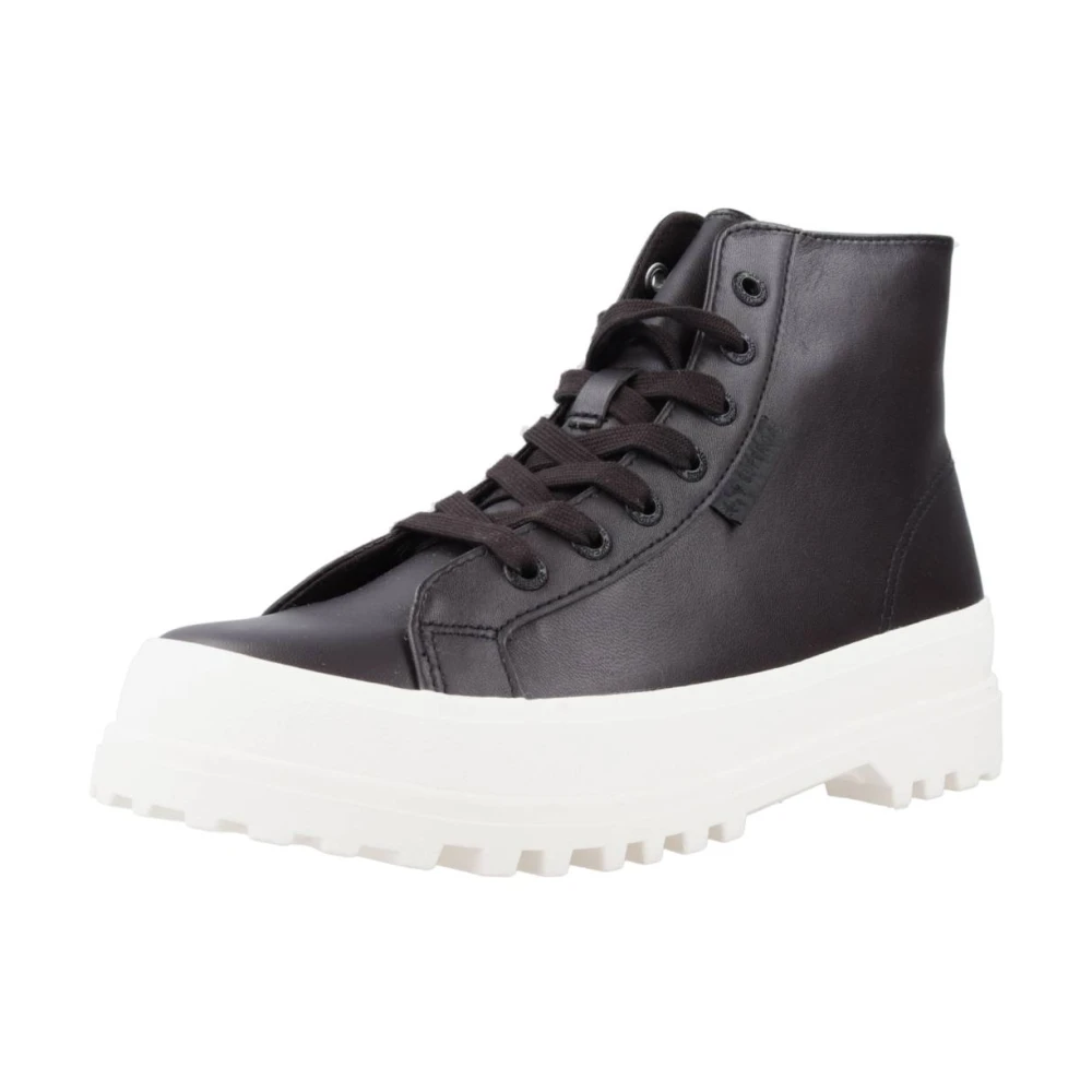 Superga Lace-up Boots Black Dames