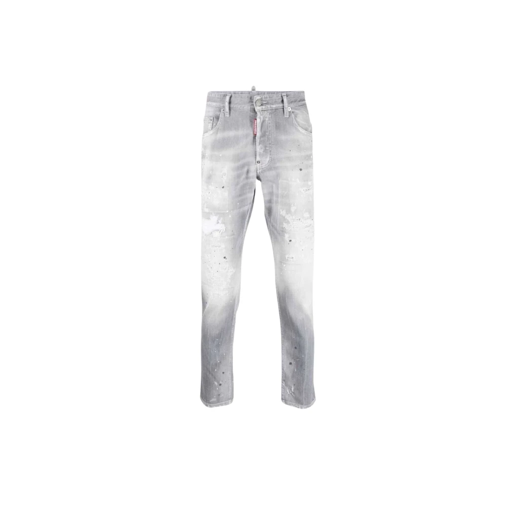 Dsquared2 Slim-fit Jeans för män Gray, Herr