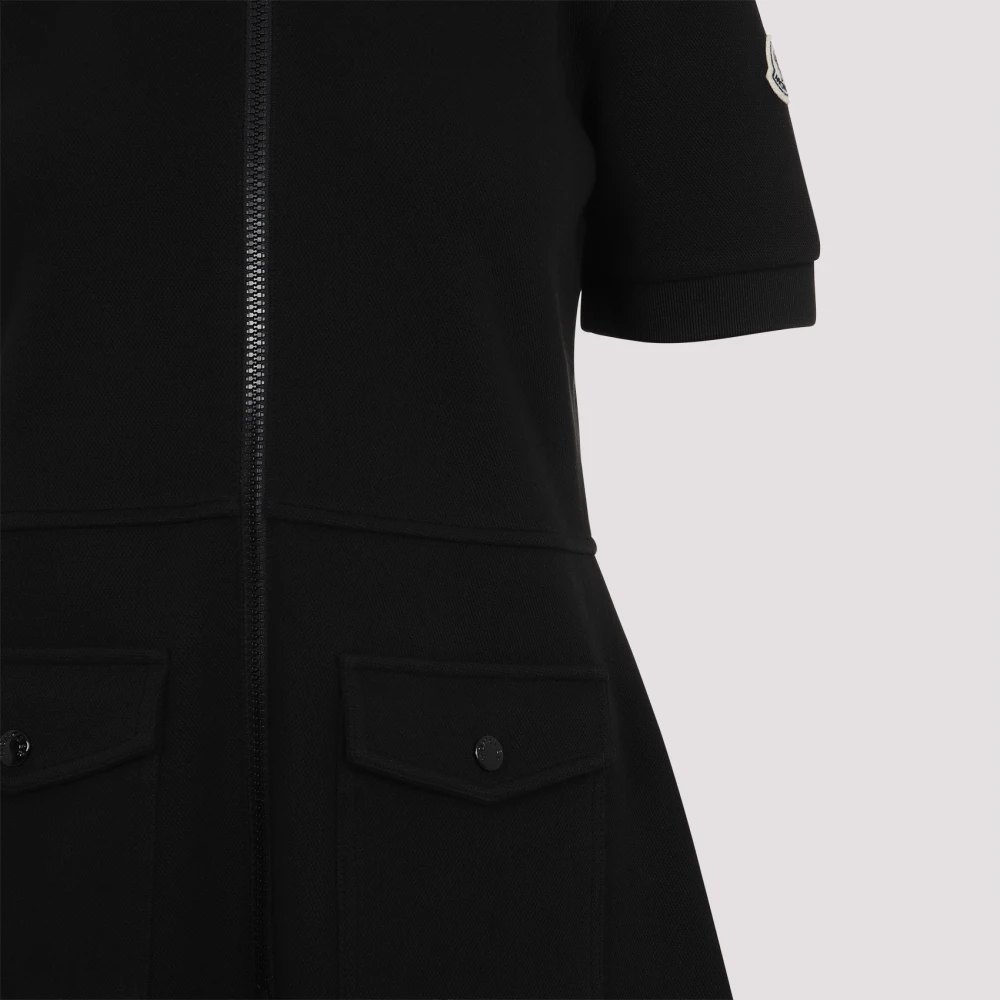 Moncler Zwarte Jurk voor Vrouwen Black Dames