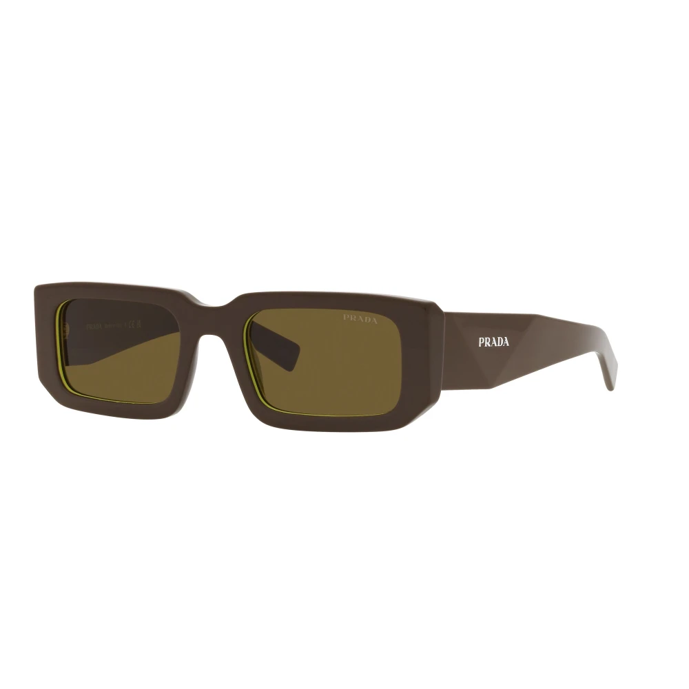 Prada Men's Brown Symbolic Sunglasses