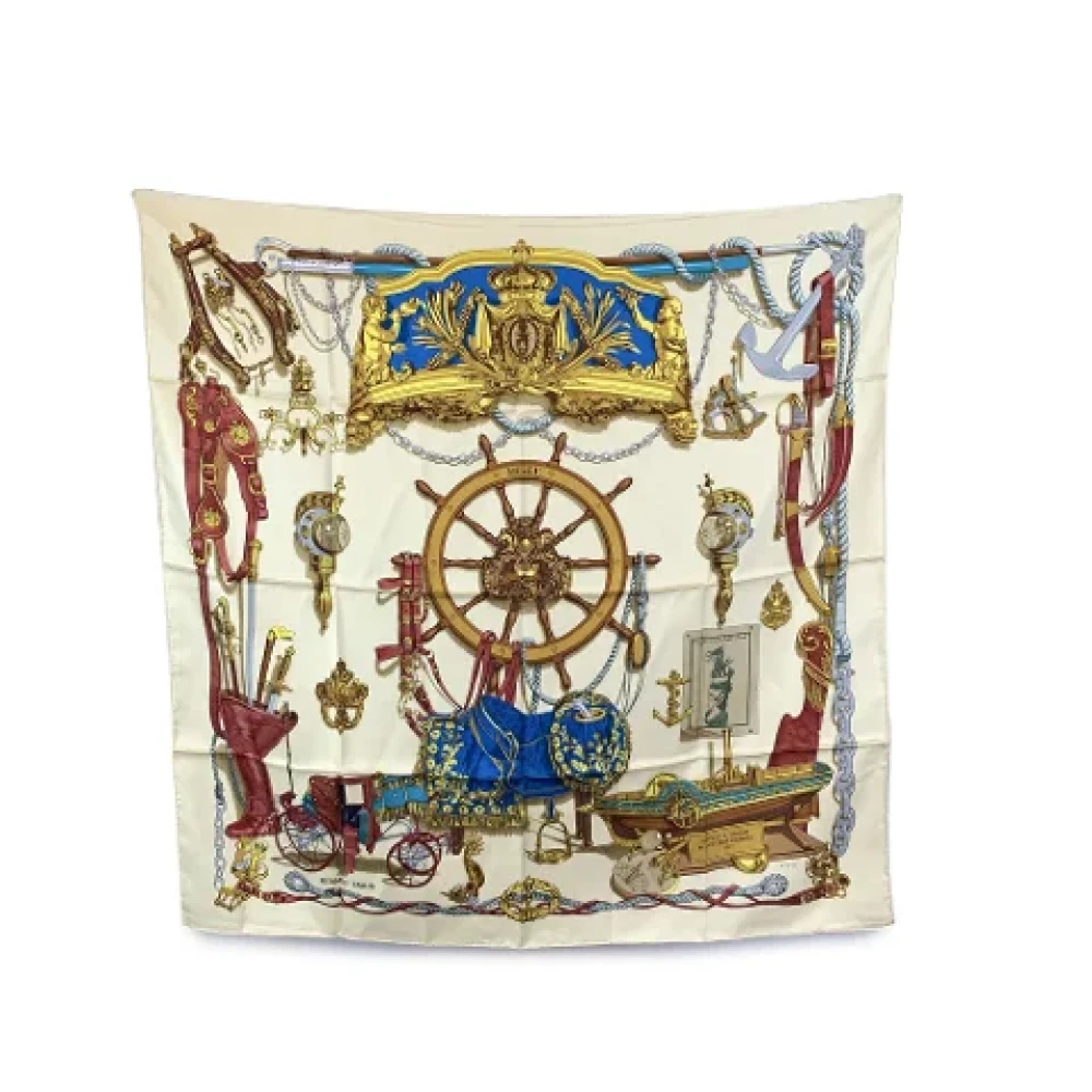Pre-owned > Pre-owned Accessories > Pre-owned Scarves - - Hermès Vintage - Modalova