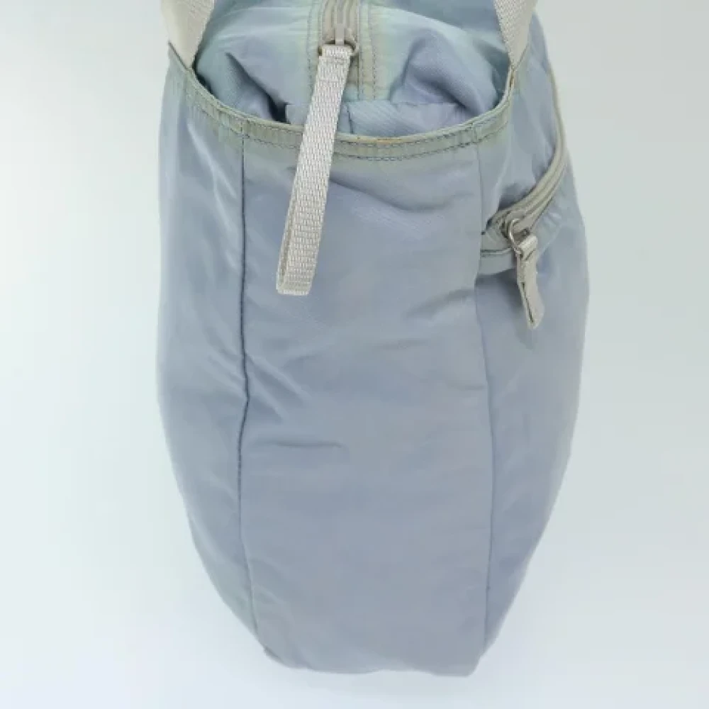 Prada Vintage Pre-owned Nylon totes Blue Dames