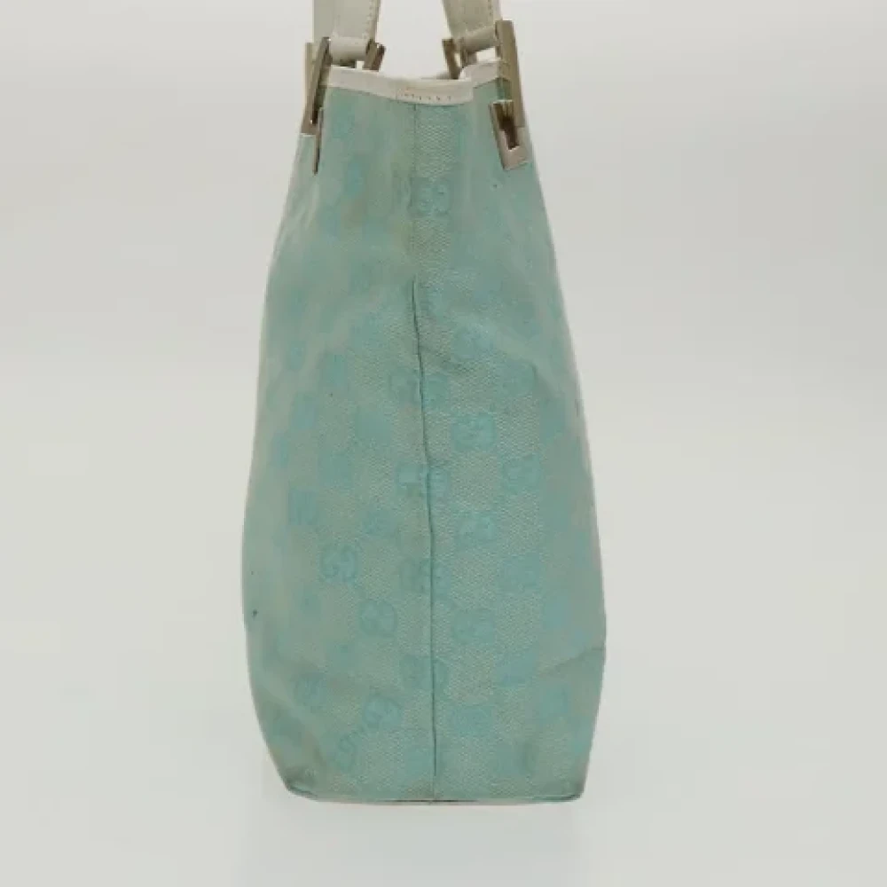 Gucci Vintage Pre-owned Canvas handbags Blue Dames