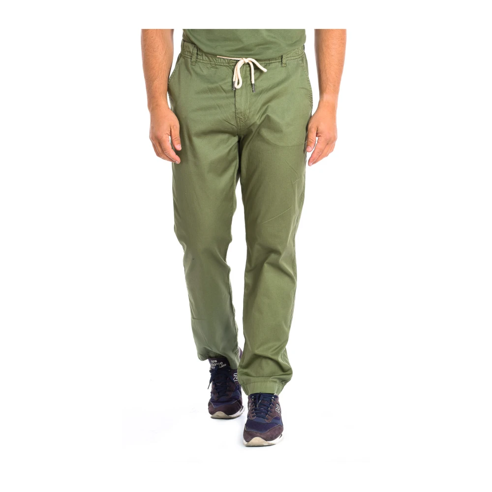 La Martina Green Slim-Fit Trousers, Male, L, Slim-Fit Trousers