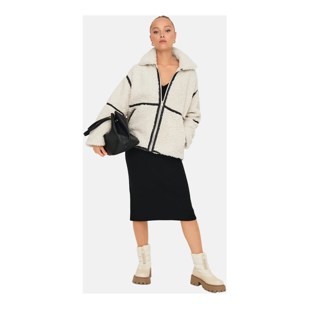 Only Stijlvolle Jas voor Mannen White Dames