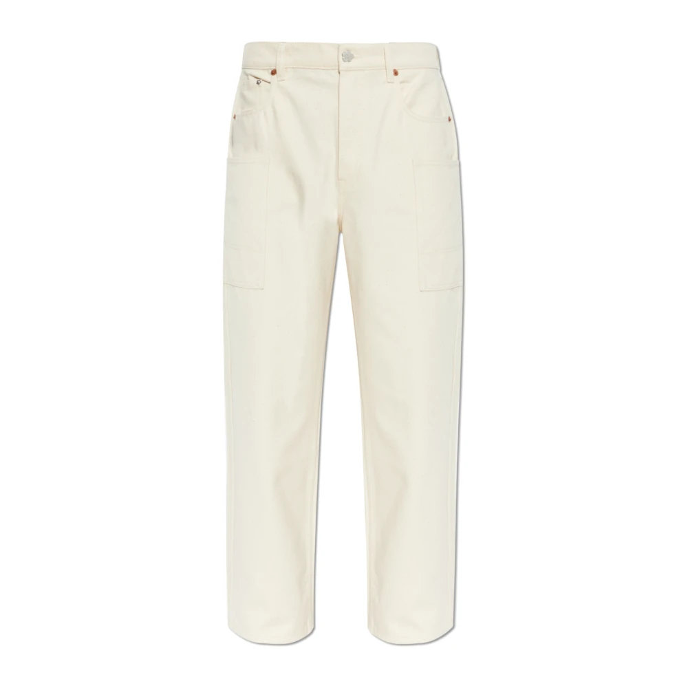 Kenzo Herr Beige Jeans W31, Bomull, Logo Jeans