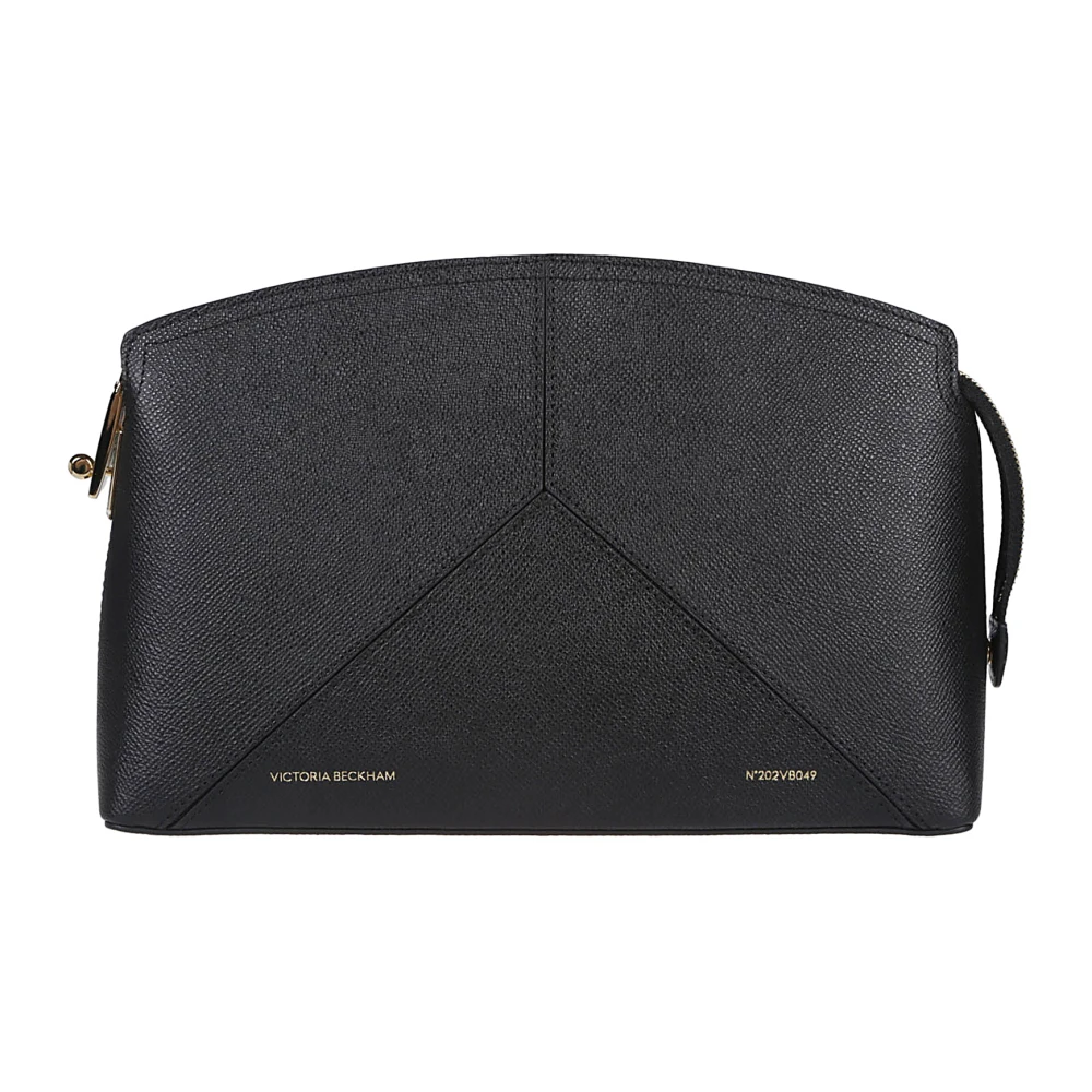 Victoria Beckham Stijlvolle Leren Handtas Black Dames