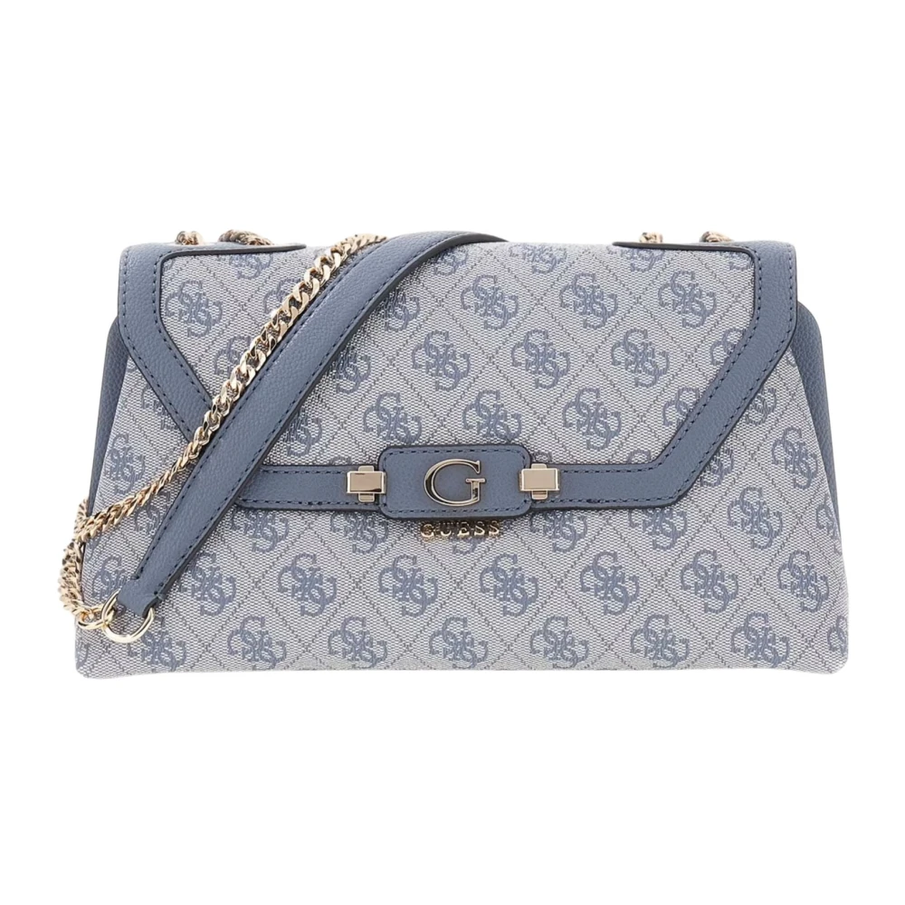 Guess , Shoulder Bags, Female, Gray, One Size, Lindsey Flap Bag
