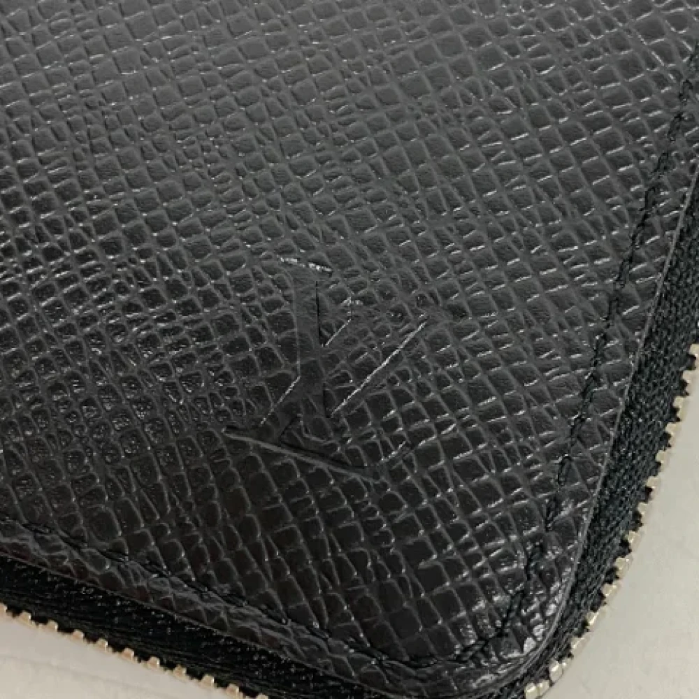 Louis Vuitton Vintage Pre-owned Leather wallets Black Heren