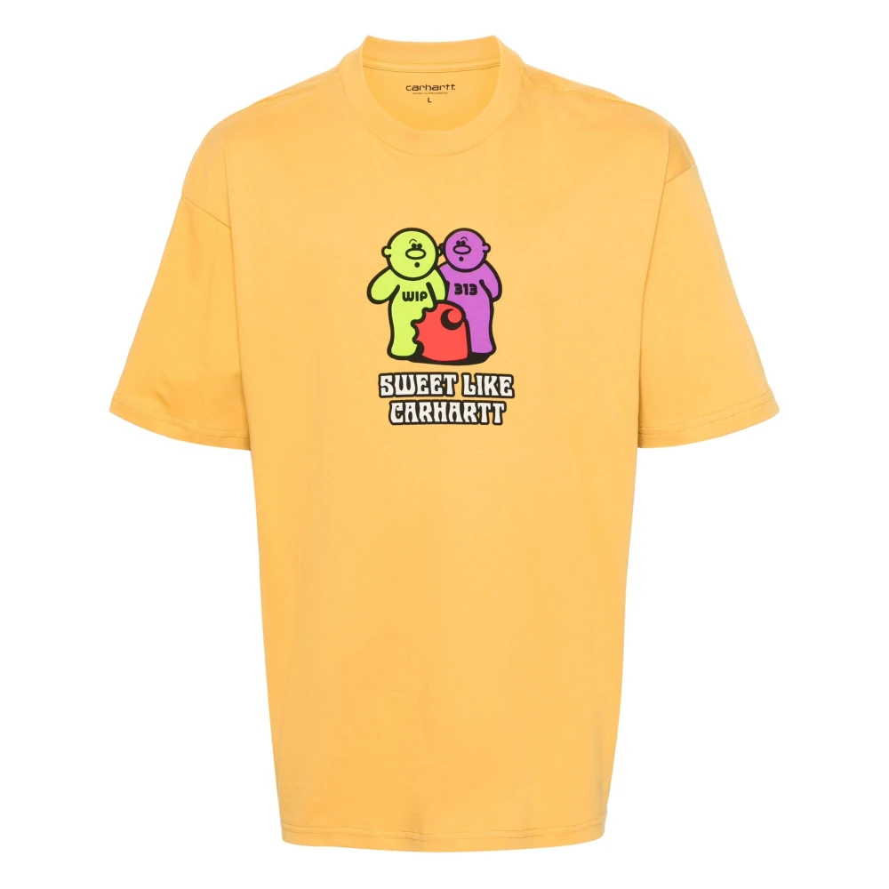 Carhartt WIP Gummy T-shirt Yellow Heren