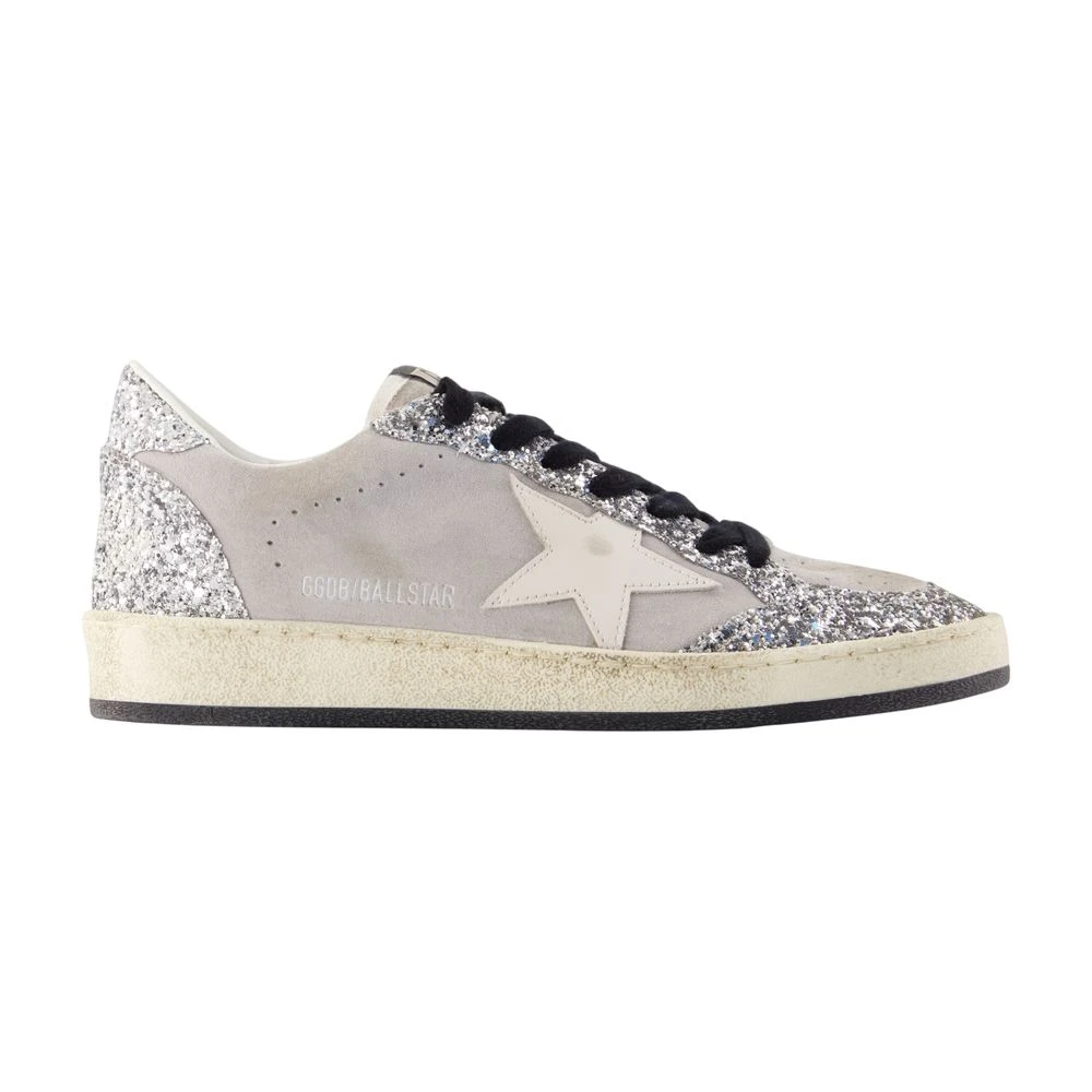 Golden Goose Gray Sneakers, Female, 4 Uk, Ball Star Trainers
