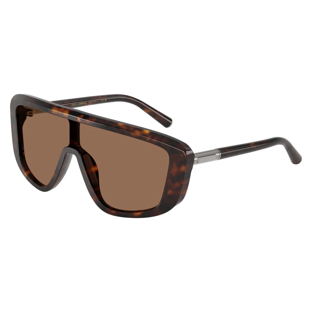 Dolce & Gabbana Men's Brown Rectangular Sunglasses