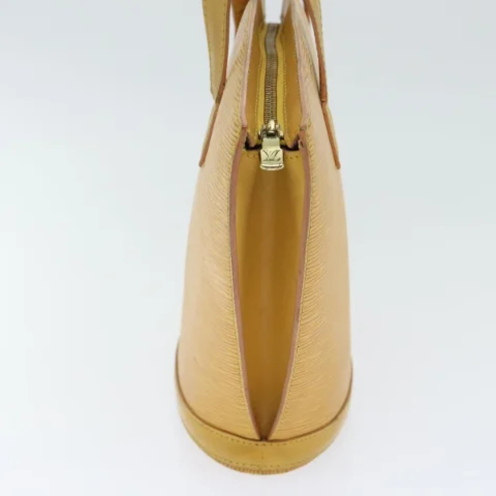 Louis Vuitton Vintage Pre-owned Leather handbags Yellow Dames